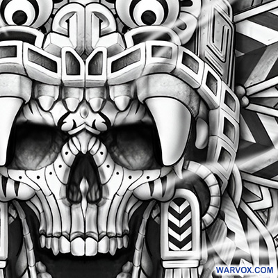 Quetzalcoatl Serpent God skull tattoo - ₪ AZTEC TATTOOS ₪ Warvox Aztec ...