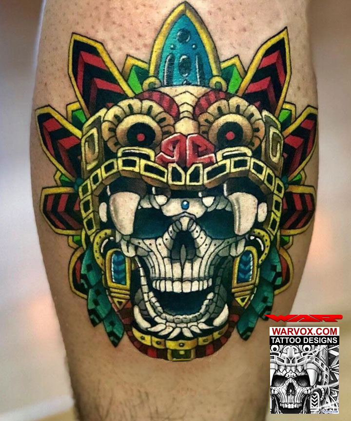 Quetzalcoatl Aztec God Tattoo Design - TattooVox Professional Tattoo  Designs Online