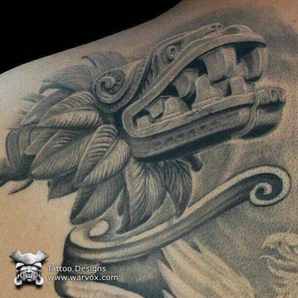 Quetzalcoatl kukulkan Serpent God Tattoo ₪ AZTEC TATTOOS ₪ Warvox