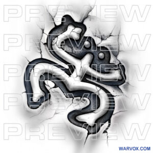 Taino Frog Symbol Coqui Carved Style tattoo design warvox instant download