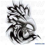 Mayan Warrior Tattoo Design