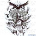 Prehispanic Emperor Tattoo