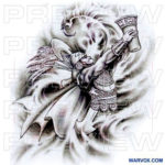 Sipan Lord Tattoo Design