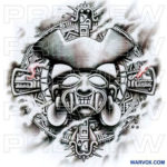 jaguar teeth tattoo aztec_mayan inca by warvox