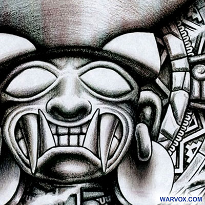jaguar teeth tattoo aztec_mayan inca by warvox ideas