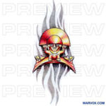 Inca Priest Tattoo Design