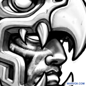 Aztec Eagle Warrior Sleeve tattoo design - Aztec Tattoo Ideas