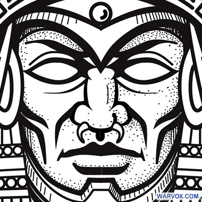 Aztec Emperor Tribal Tattoo Sleeve - ₪ AZTEC TATTOOS ₪ Warvox Aztec ...