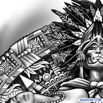 Aztec Soul Warrior Tattoo Ideas Download - ₪ AZTEC TATTOOS ₪ Warvox ...