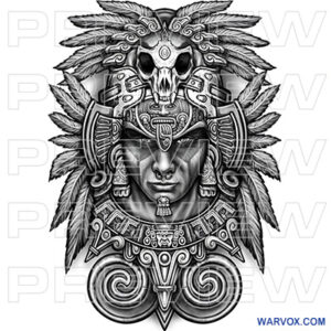 back Archives - ₪ AZTEC TATTOOS ₪ Warvox Aztec Mayan Inca Tattoo Designs