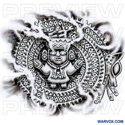 Mayan Tattoo Stickers for Sale | Redbubble