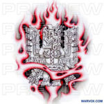 War Eagle Tattoo Design