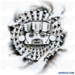 PreHispanic Stone Head Tattoo
