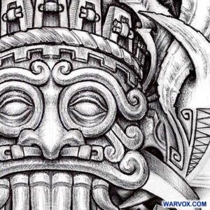 Tlaloc Rain God Tattoo Design - ₪ AZTEC TATTOOS ₪ Warvox Aztec Mayan ...