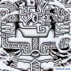Stone Eagle Spirit Tattoo - Aztec Tattoo Ideas