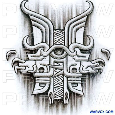 Jaguar Eye Tattoo Design - ₪ AZTEC TATTOOS ₪ Warvox Aztec Mayan Inca Tattoo Designs