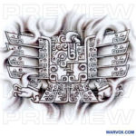 stone eagle tattoo design warvox