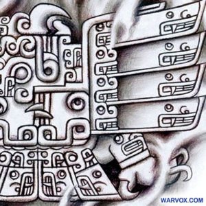 Stone Eagle Tattoo Design - Aztec Tattoo Ideas