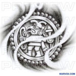 Prehispanic Soldier TattooSilver