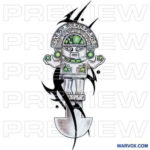 Tribal Tumi Tattoo design