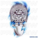 Ceremonial Knife Tattoo tumi peru