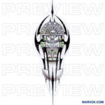 Tumi Tattoo Design tribal