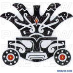 Tribal Mask Tattoo design
