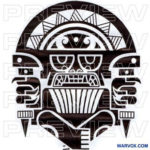 Tribal Priest Tattoo Design