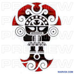 Tribal Tattoo Tumi Design
