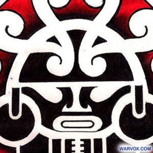 Tribal Priest Tattoo Design - ₪ AZTEC TATTOOS ₪ Warvox Aztec Mayan Inca ...