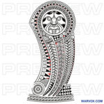 Imperial Sun Tattoo Design