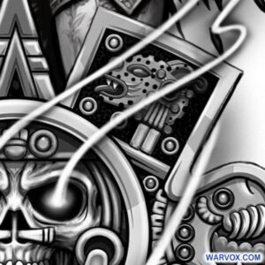 Eagle Warrior Prehispanic Soldier Tattoo - Aztec Tattoo Ideas