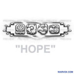 hope mayan glyphs tattoo design