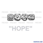 hope mayan glyphs tattoo design