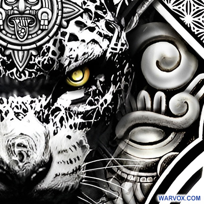 Jaguar Full back Tattoo Ideas Download - ₪ AZTEC TATTOOS ₪ Warvox Aztec ...