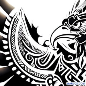 Mexican Eagle Tribal Tattoo Design - Aztec Tattoo Ideas