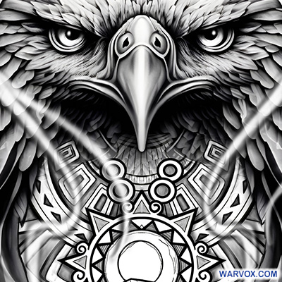 Novu Ink Japanese Eagle Rising Sun Temporary Tattoos | PACK OF 2 | Fake  Tattoos | Art Design Transfers/Stickers | For Body, Arm, Leg etc | (23cm x  16cm) : Amazon.ae: Beauty