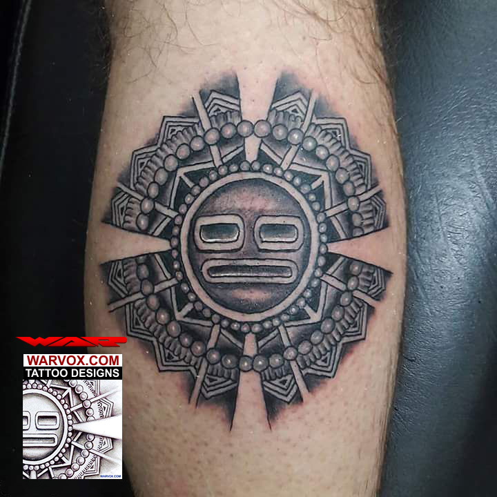 Tattoo Photo Gallery 3 - ₪ AZTEC TATTOOS ₪ Warvox Aztec Mayan Inca Tattoo  Designs