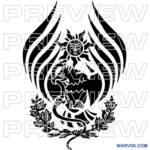 Small Mexican Eagle Tribal Tattoo Design sun mejico latino chicano