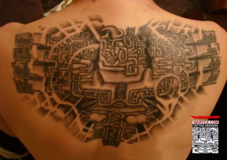 Stone Eagle Spirit Tattoo - Aztec Tattoo Ideas