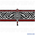 Tribal Armband Aztec Sun Tattoo Design